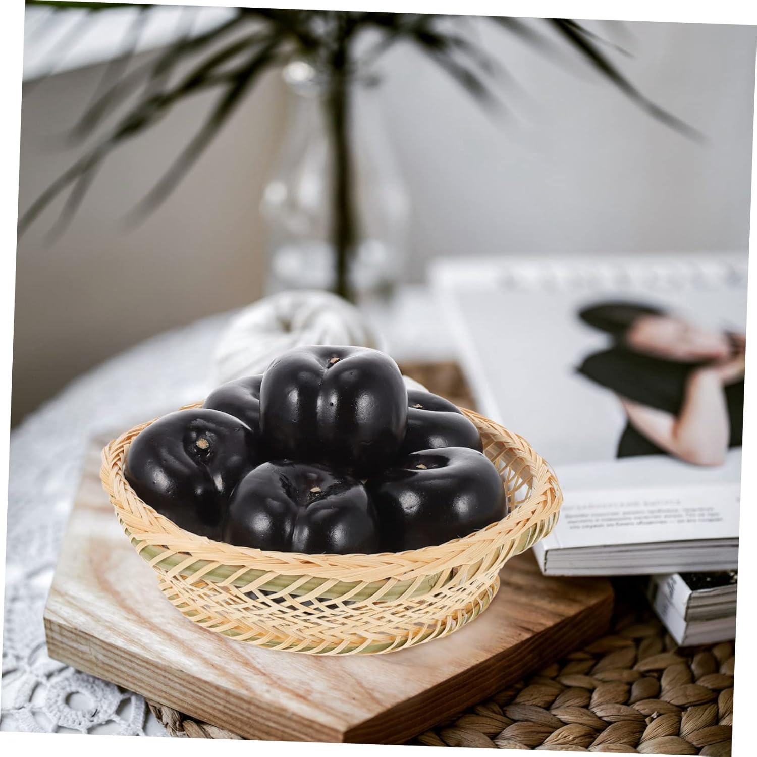Amosfun 2sets Realistic Artificial Plum Decorations