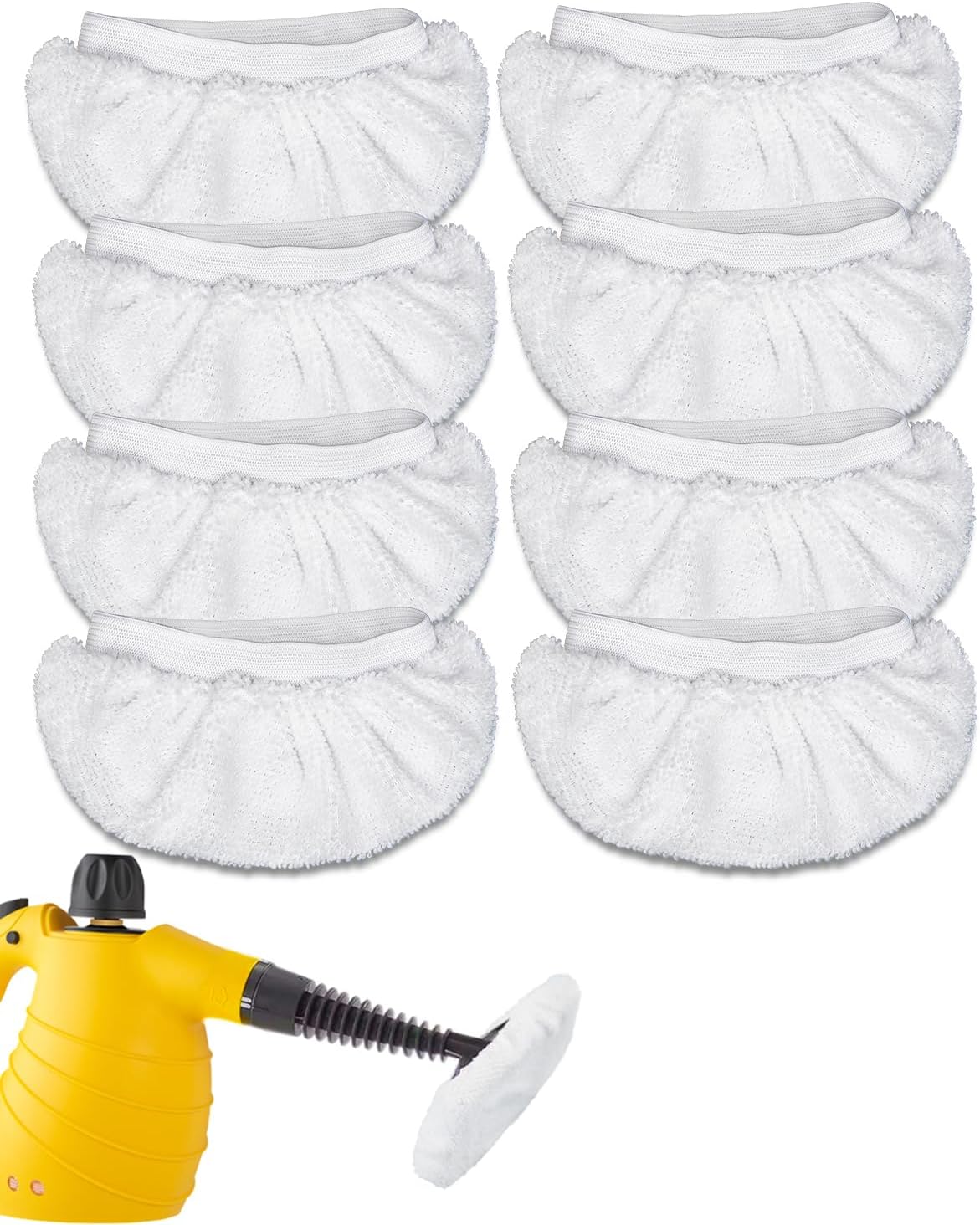 Universal Microfiber Cloths for Steam Cleaners - 8 Pack