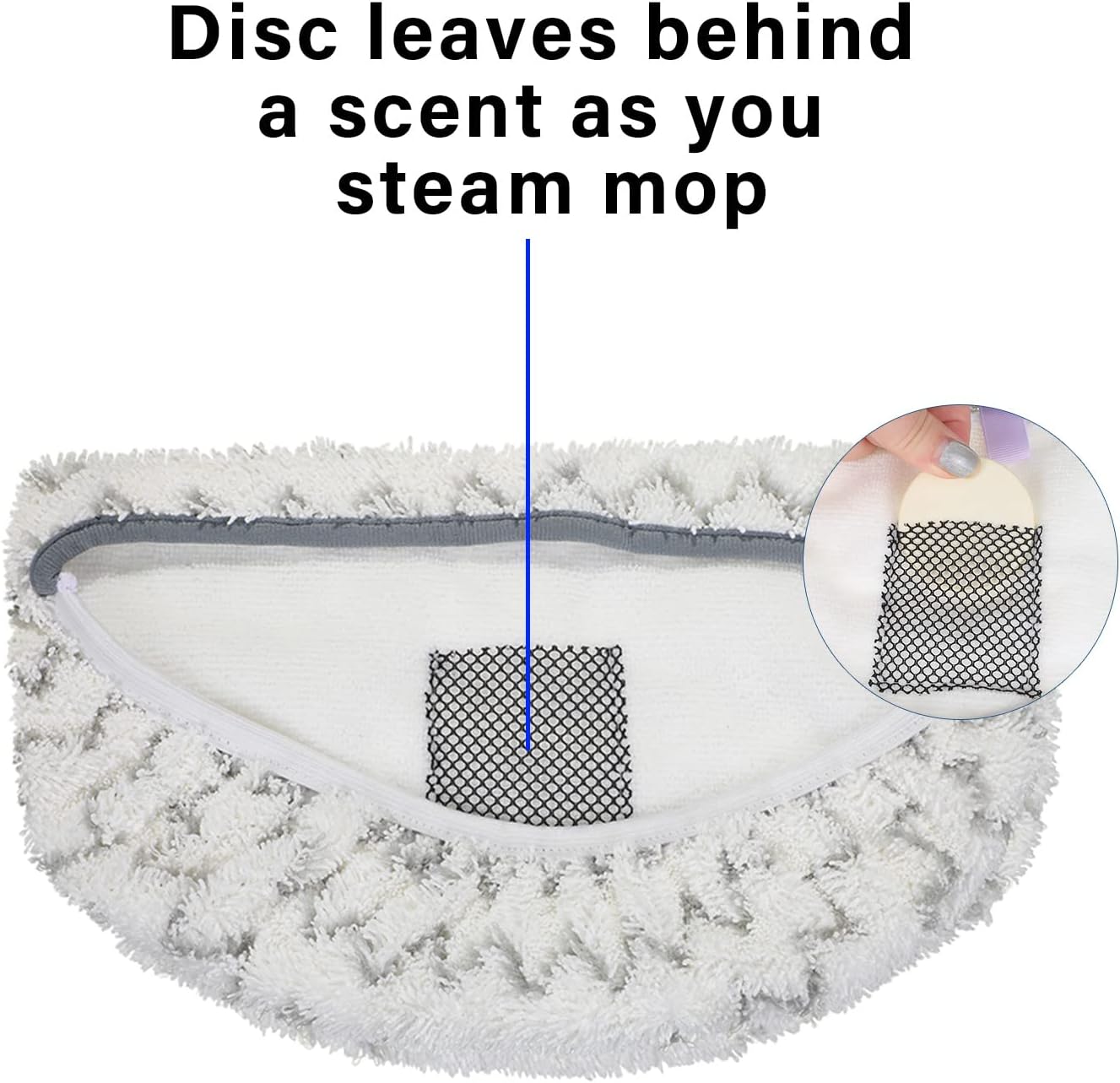 Sadnyy 100PCS Steam Mop Scent Discs 10 Fragrances