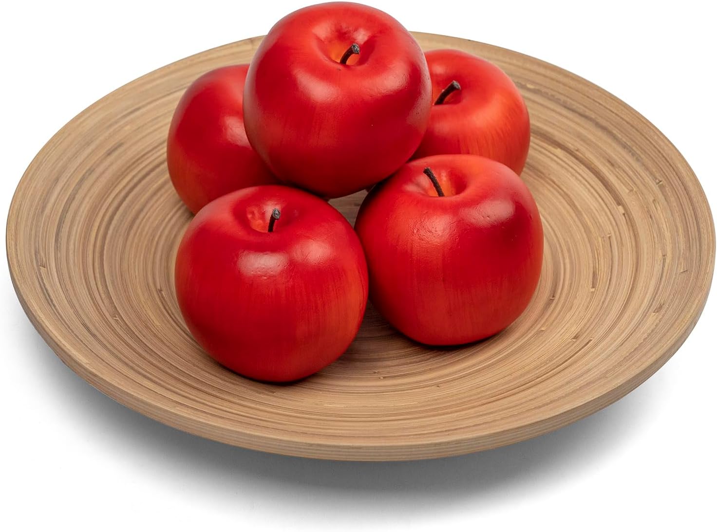 WsCrofts 12Pcs Realistic Artificial Red Apples Decor