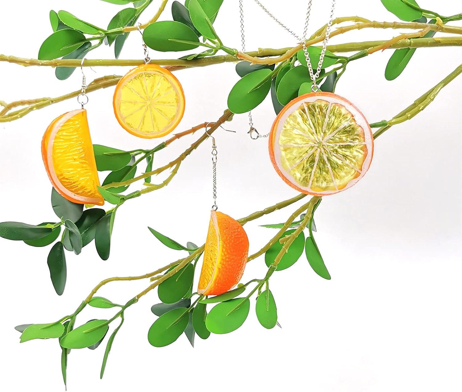SNAIL GARDEN 30Pcs Artificial Lemon Slices Blocks