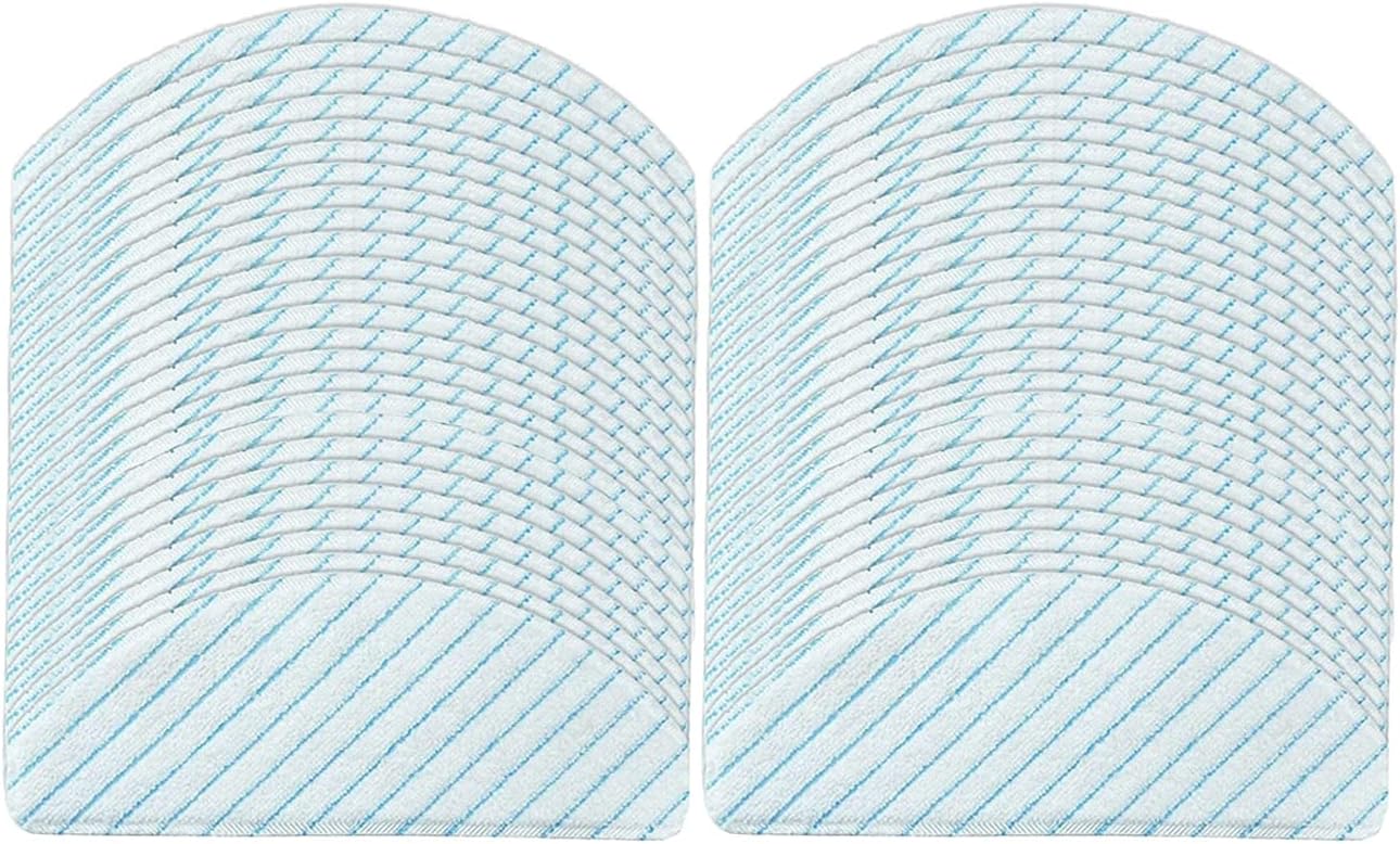 50pcs Replacement Deebot T8 Mopping Pads Washable Reusable