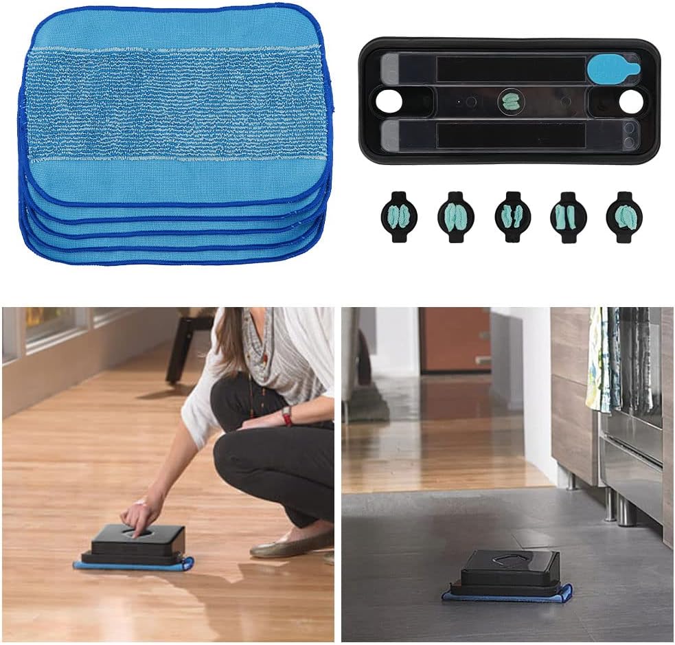 Tookie 11pcs Reservoir Pad Set for Braava 380T Compatible with Steam Mop
