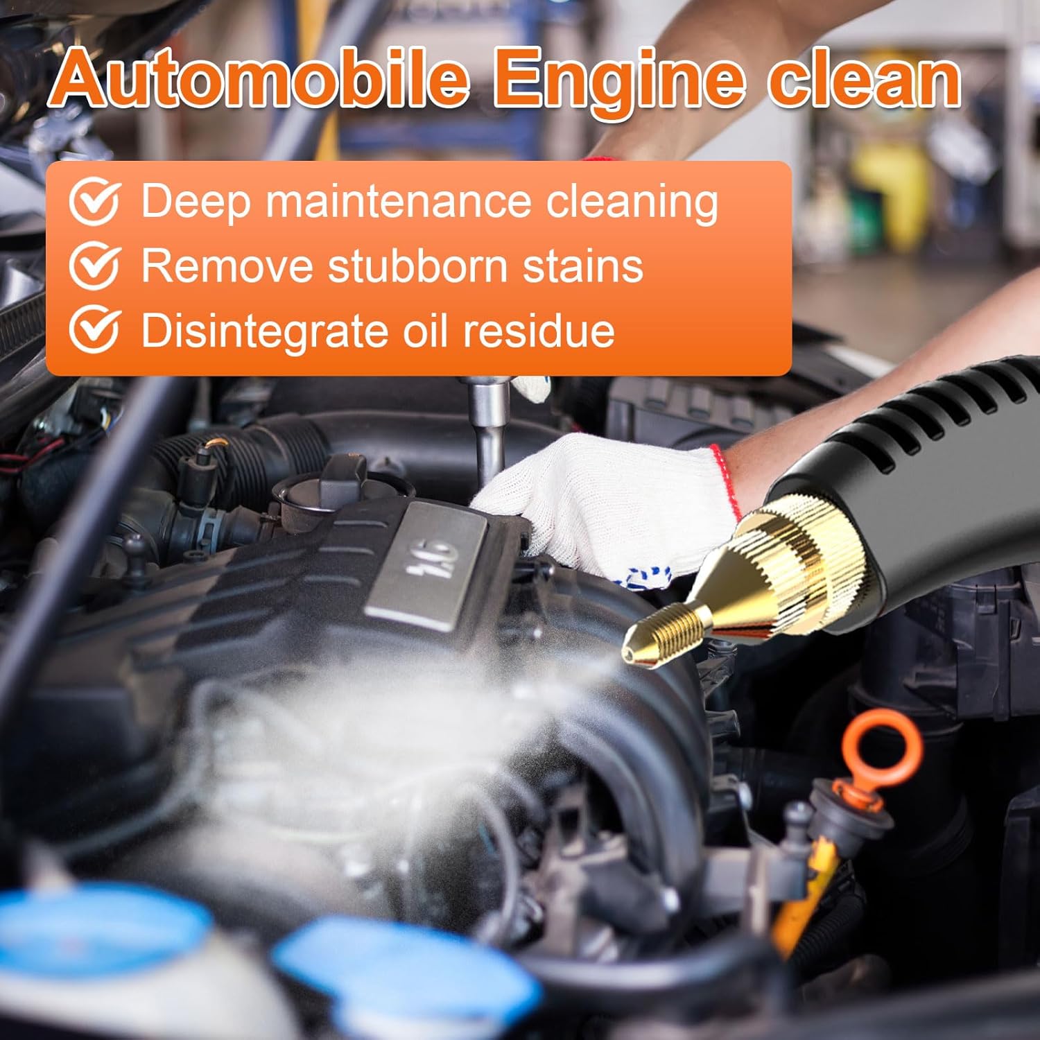 2500W Handheld Steam Cleaner for Deep Cleaning
