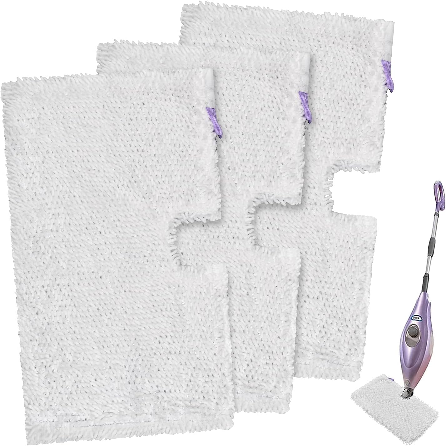 Steam Mop Replacement Pads for Shark S3500 Series 3 Pack