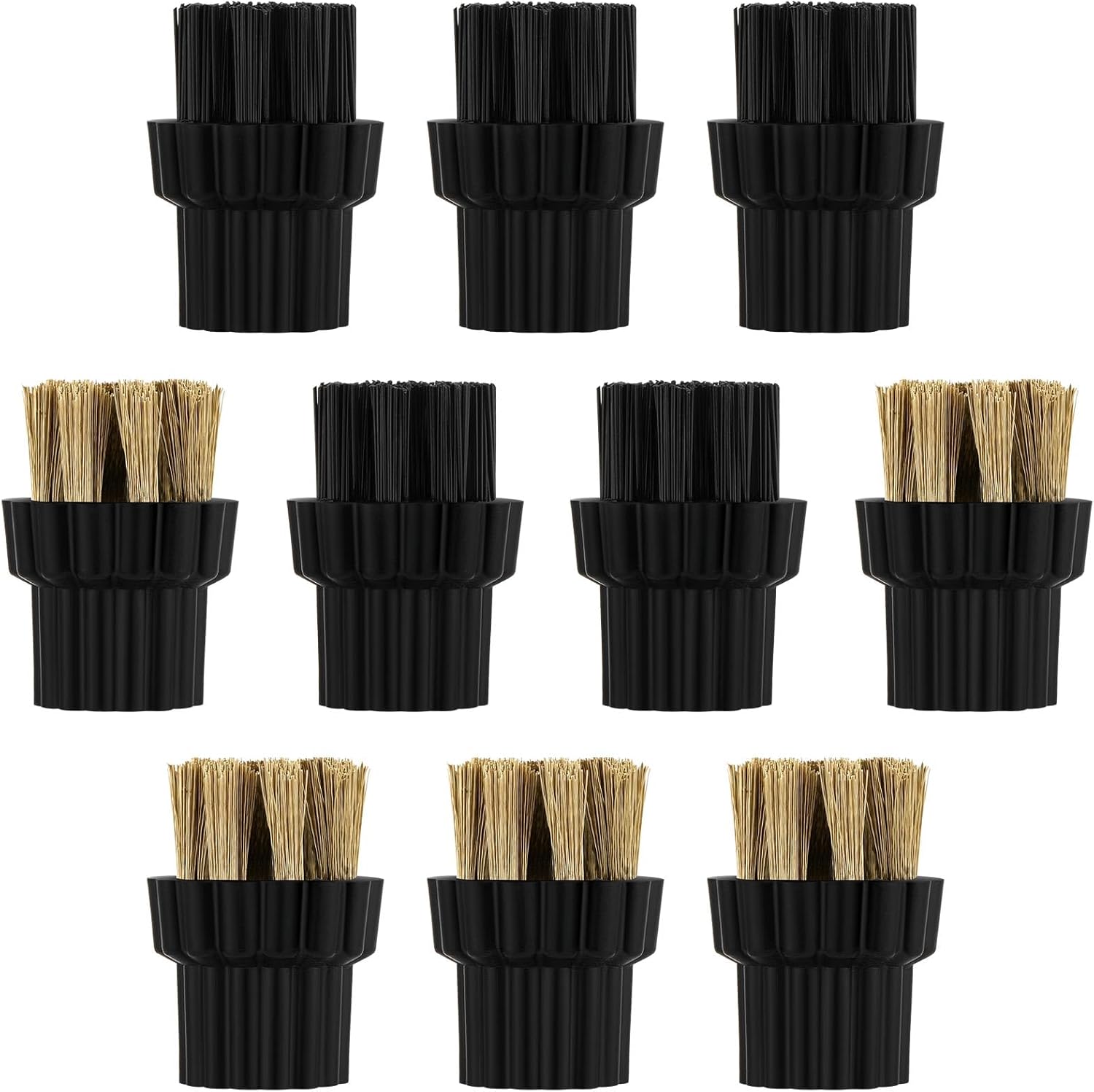 Honeydak 10 Pcs M8 Steam Cleaner Brush Heads Replacement Attachments