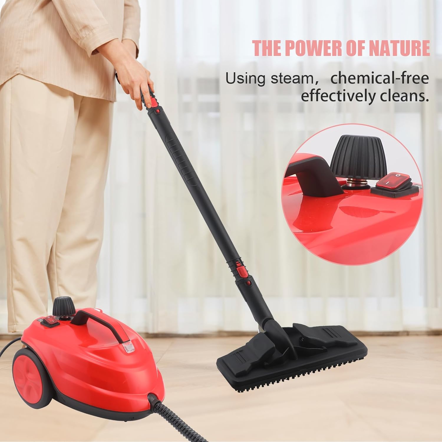 CKductpro Handheld Steam Cleaner 21L Tank