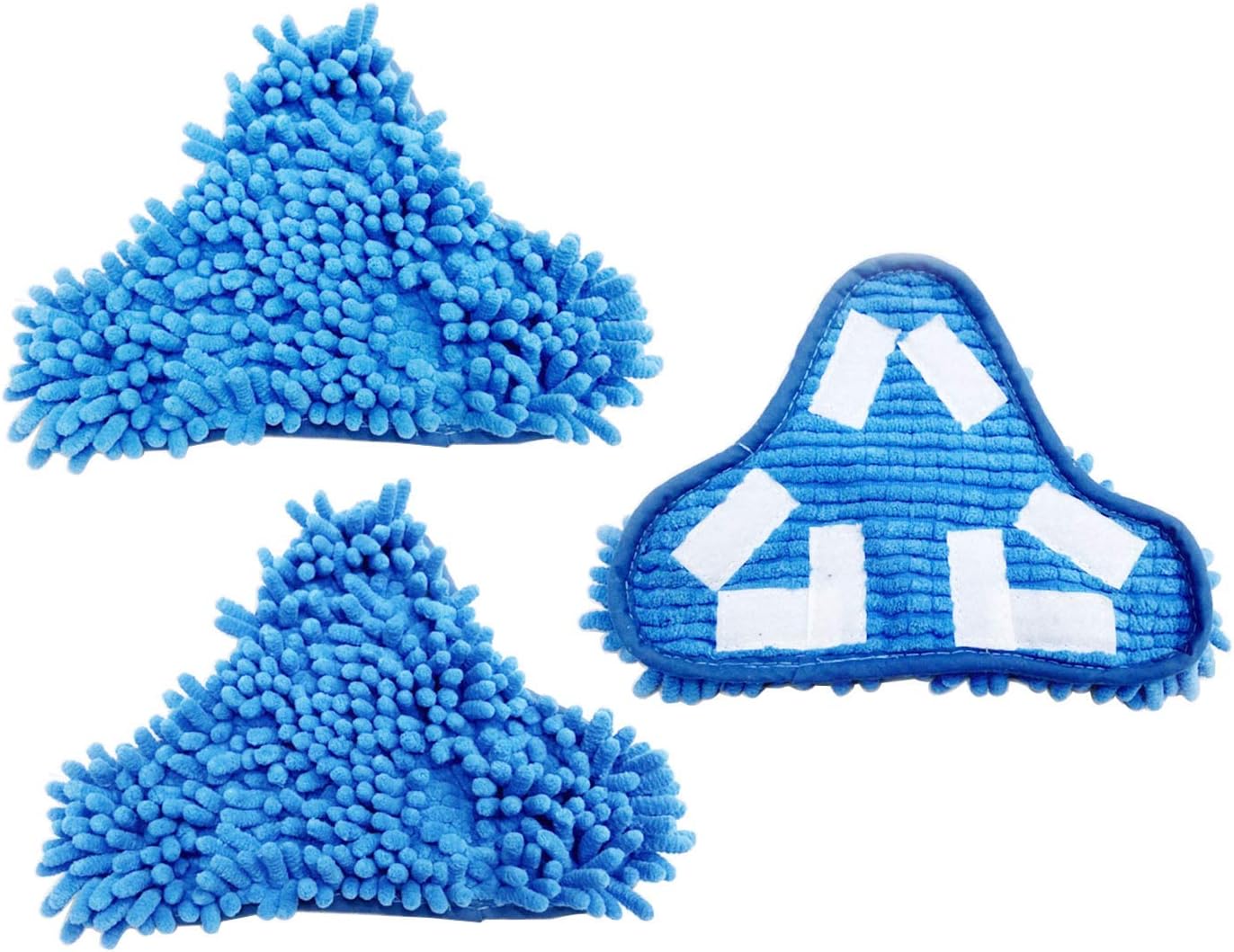LGEGE 3 Pack H2O Steam Mop Replacement Microfiber Pads