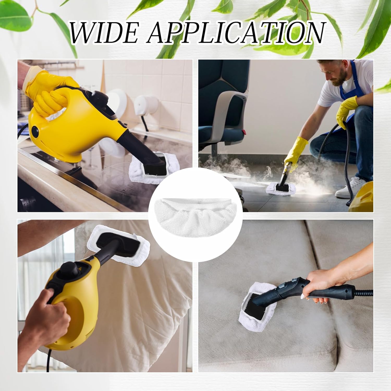4 PCS Steam Cleaner Attachments - Reusable for Dupray Pursteam Comfortday