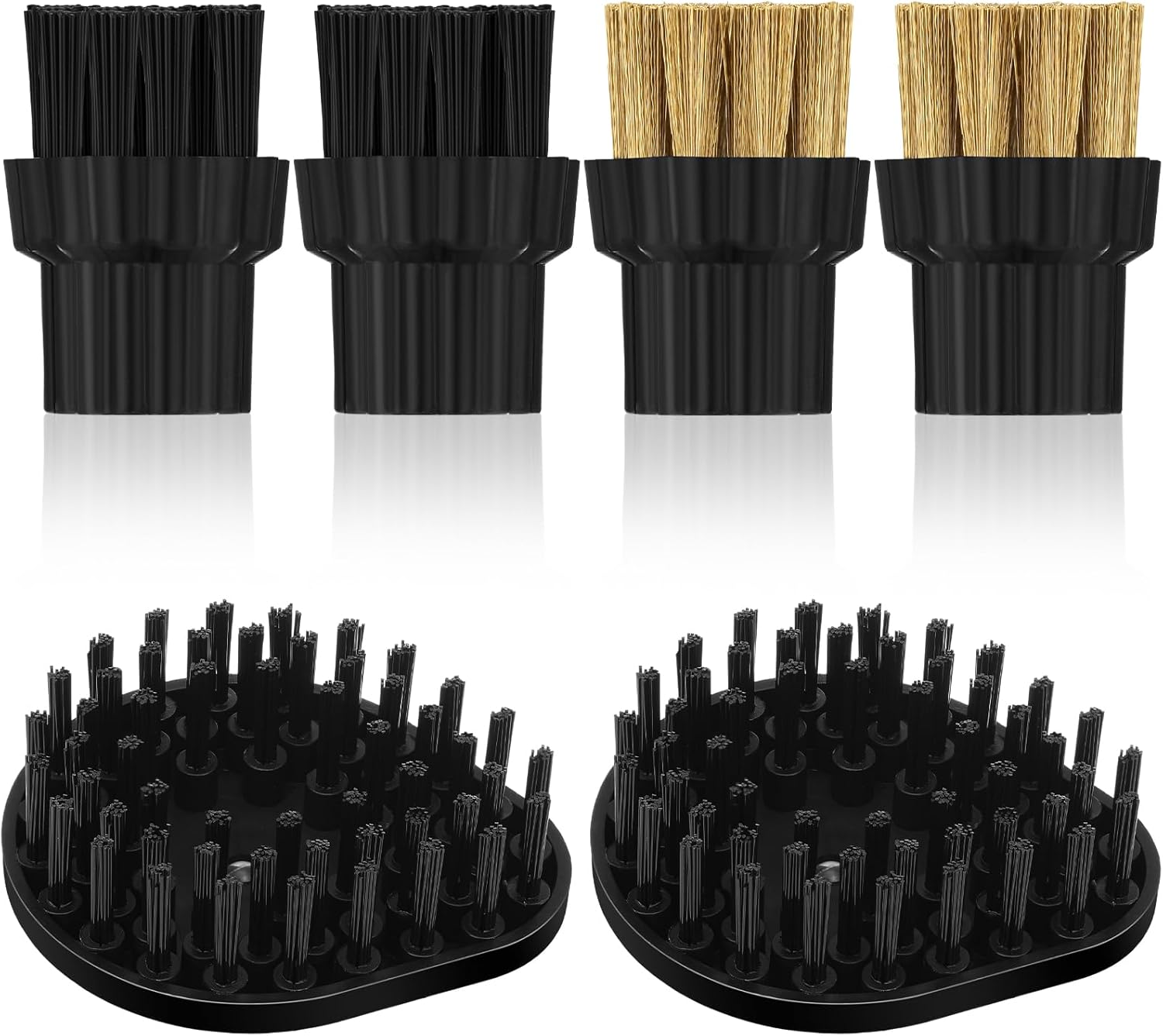 Honeydak 6 Pack Steam Cleaner Brush Heads M8 Replacement Set