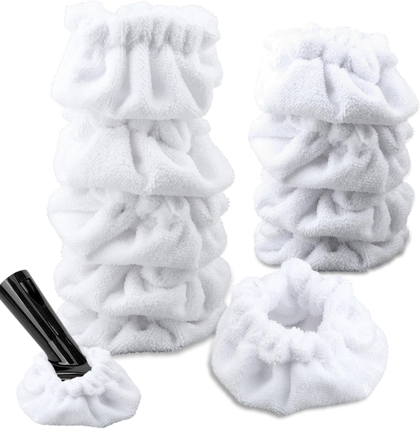 LVOERTUIG Steam Mop Pads for Handheld Steam Cleaner 10pcs