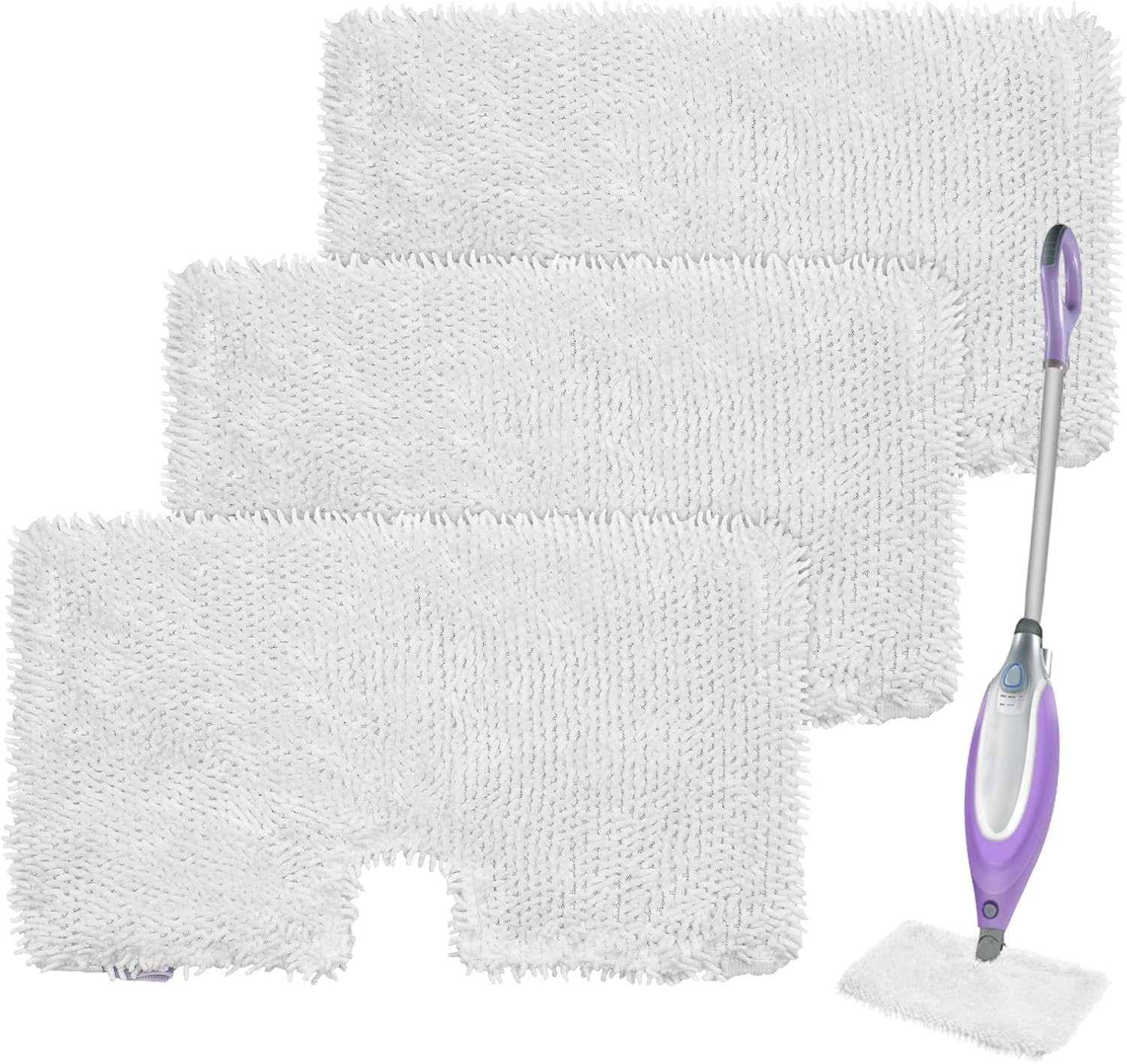 3 Pack Steam Mop Pads for Shark Steam Mop