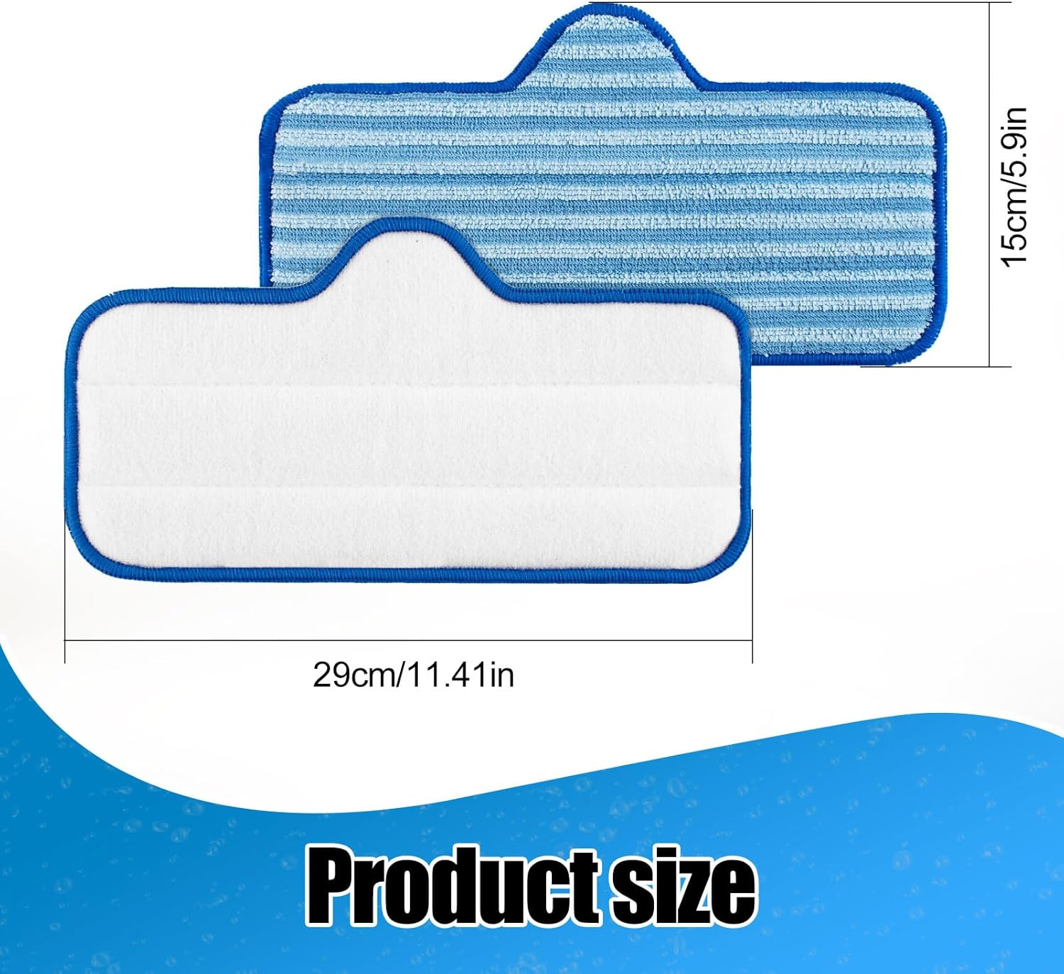 Steam Mop Pads for Dupray Neat 6 Pack Reusable Microfiber