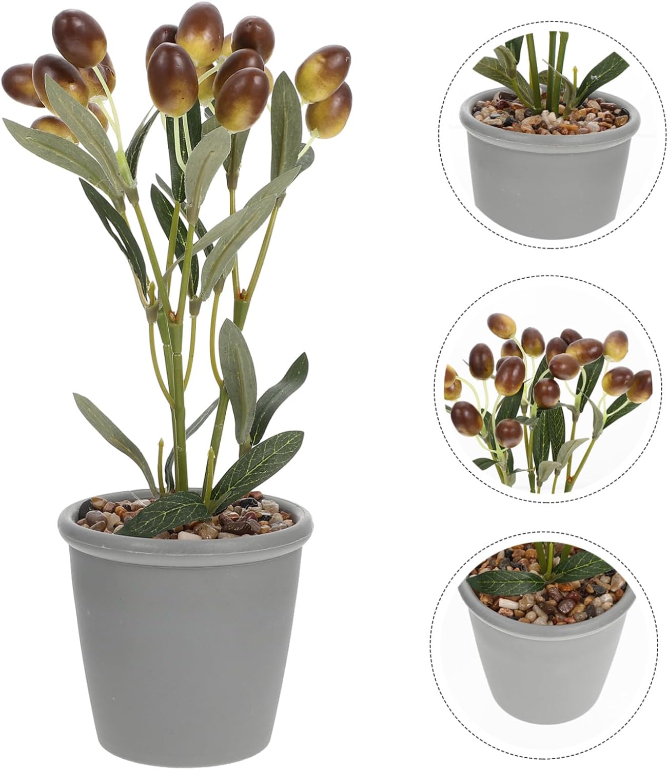 LIFKICH Artificial Simulated Fruit Plant for Home Decor