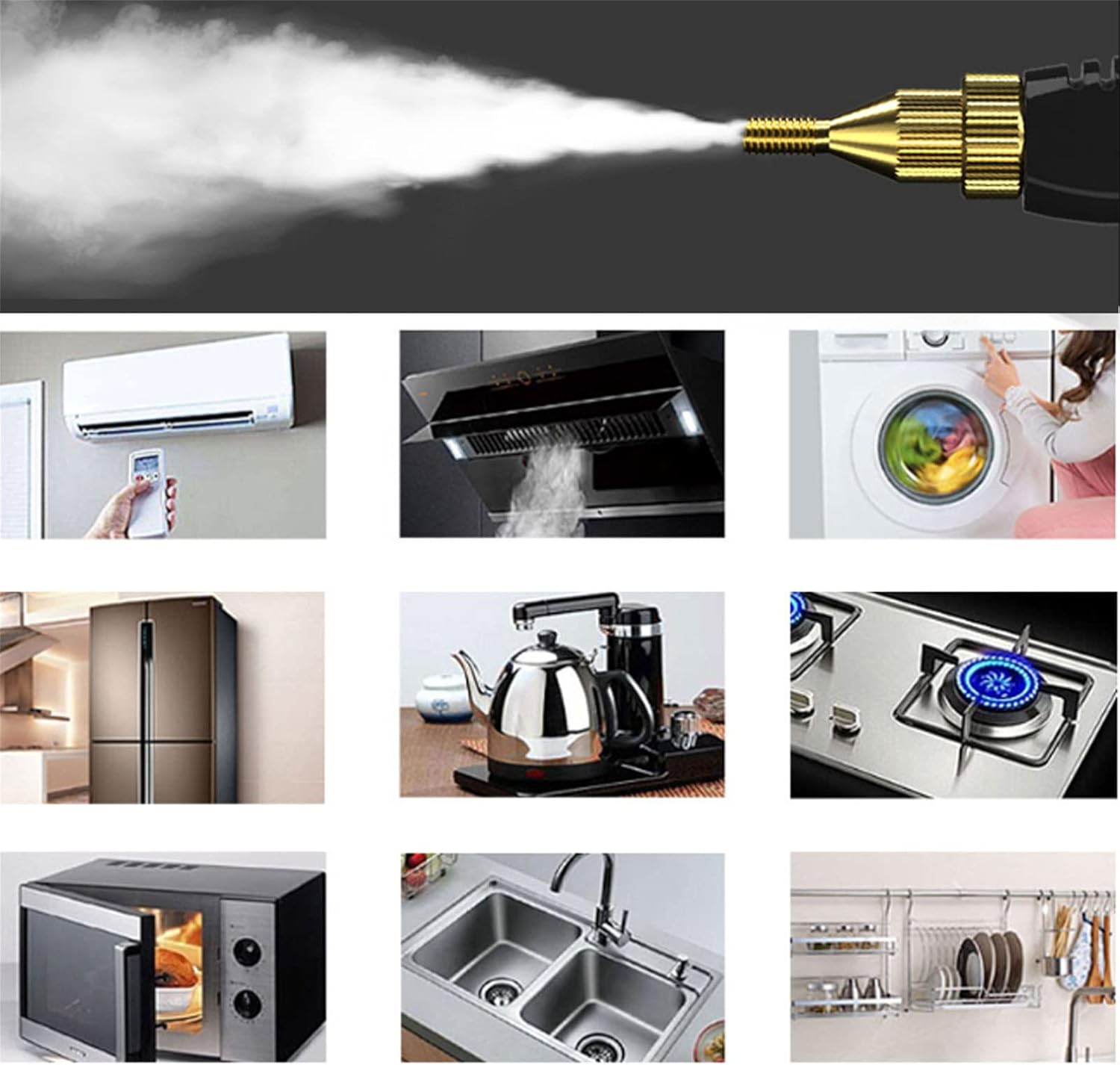 EDYYDS High Pressure Steam Cleaner 2500W Handheld