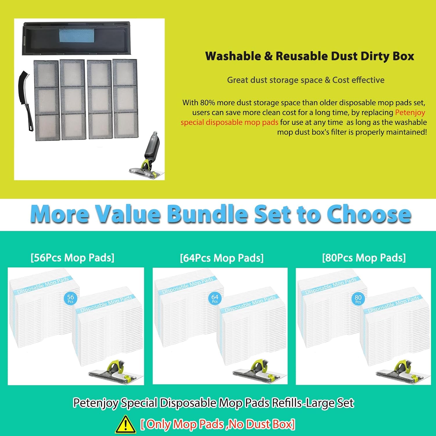 Petenjoy VM252 Reusable Dust Bin Only