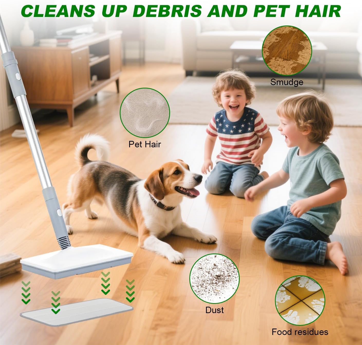 6 Pack Microfiber Steam Mop Pads for Seyola Series Washable Reusable