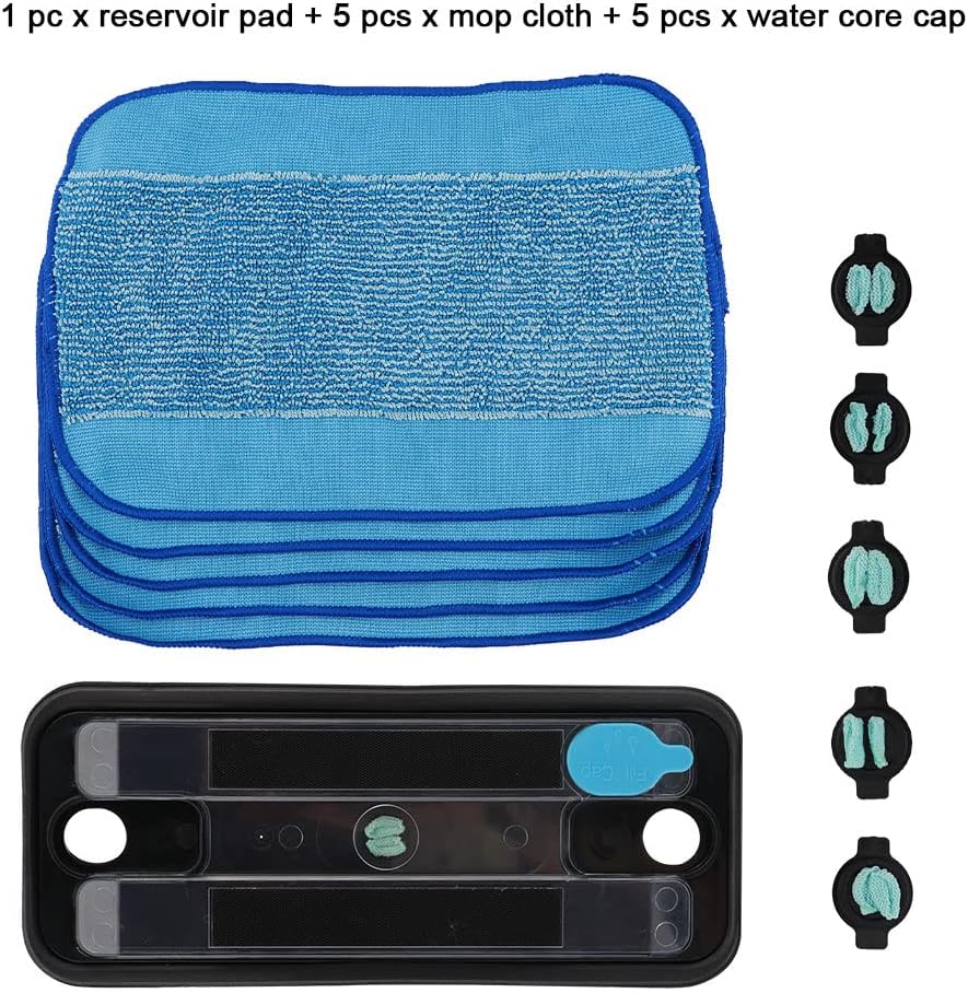 Tookie 11pcs Reservoir Pad Set for Braava 380T Compatible with Steam Mop