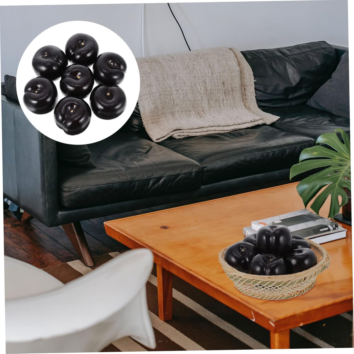 1set Artificial Plum Decor for Home and Photography
