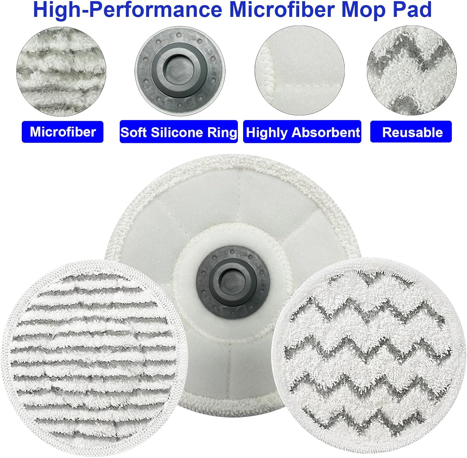 12 Pack Rotating Mop Pads for Bissell 3897A Series