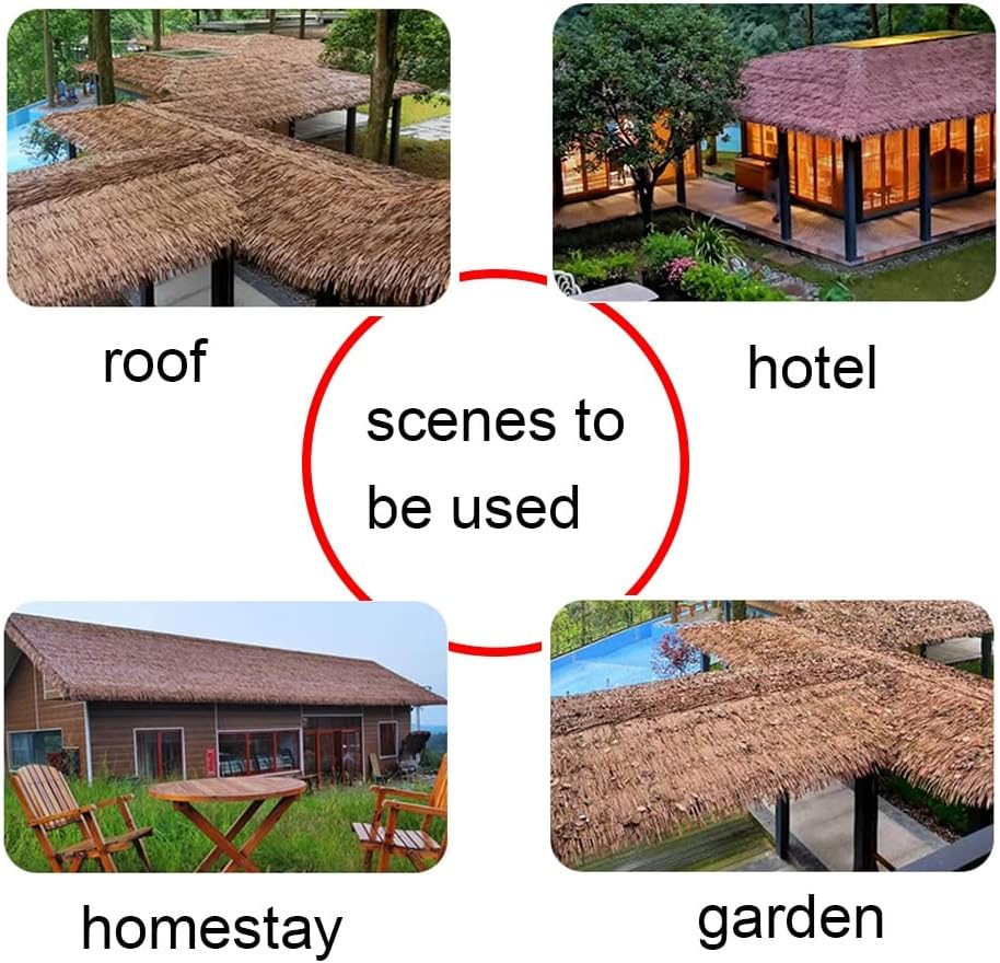 Artificial Thatch Roof Decor for Garden or Farmhouse