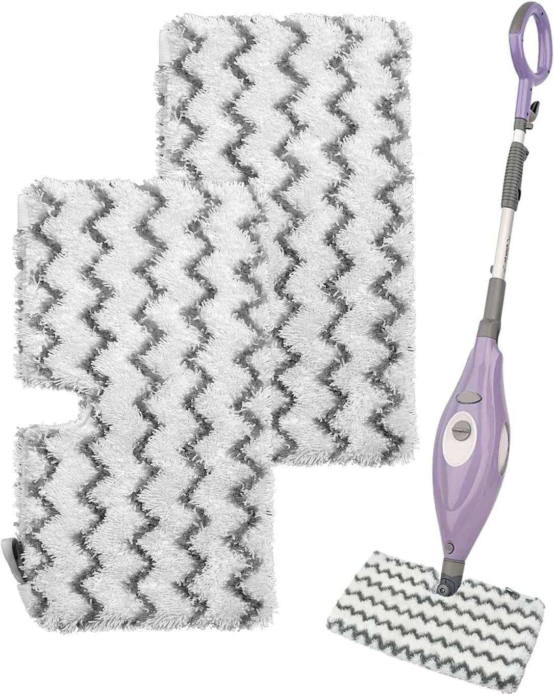 2 Pack Steam Mop Replacement Pads Compatible with Shark Steam Mop