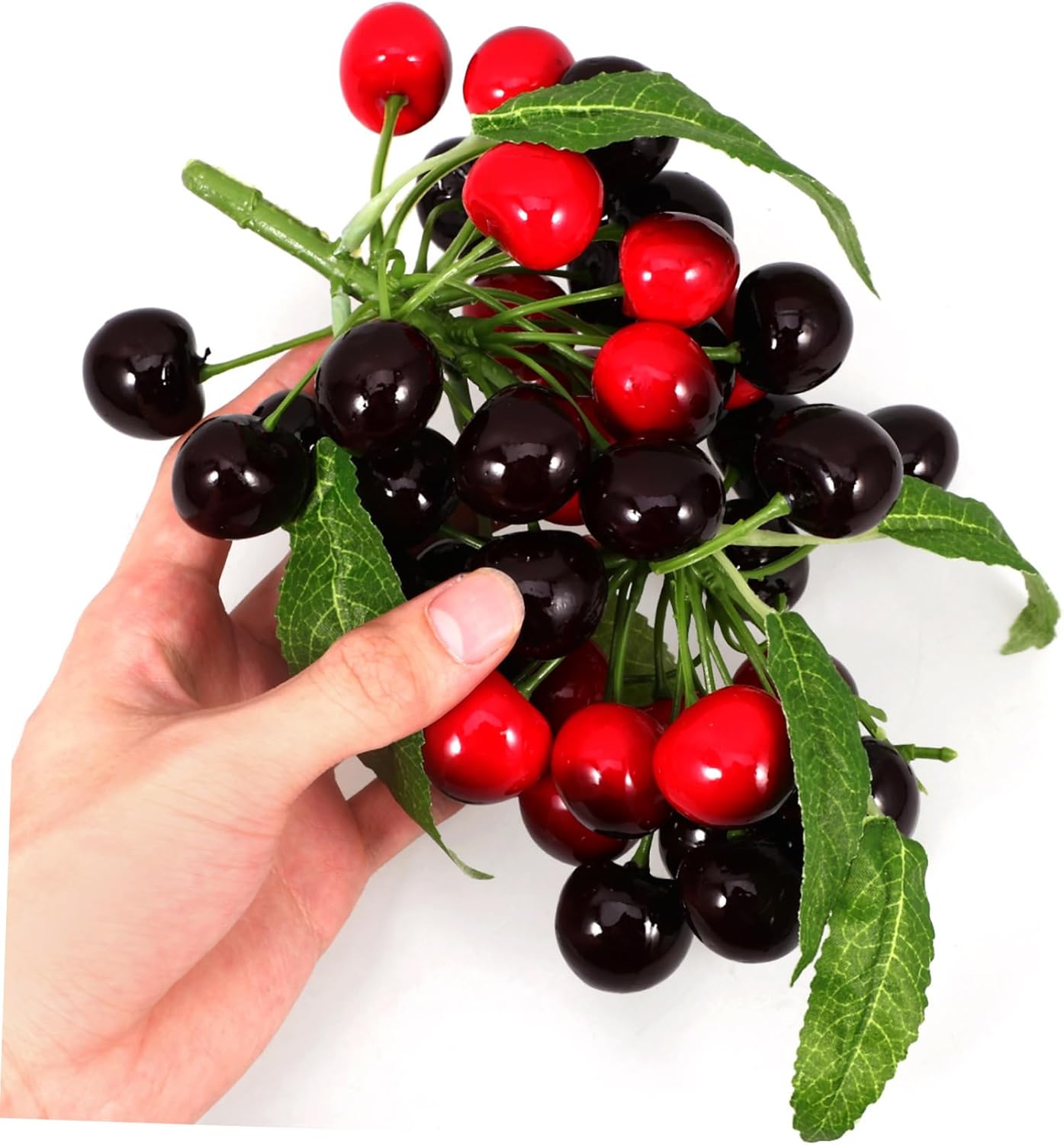 Realistic Cherry Ornaments for Home Decor
