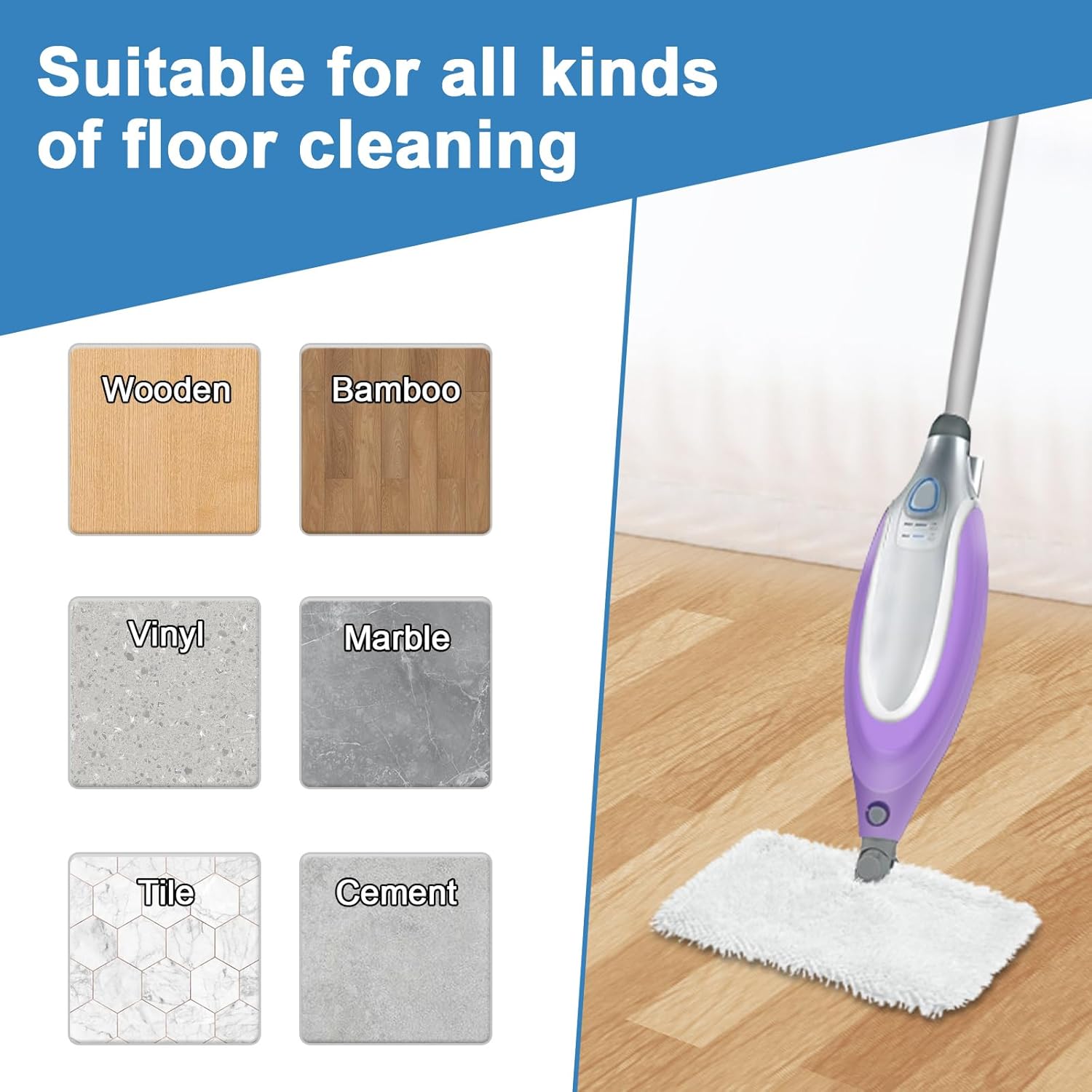 3 Pack Steam Mop Pads for Shark Steam Mop