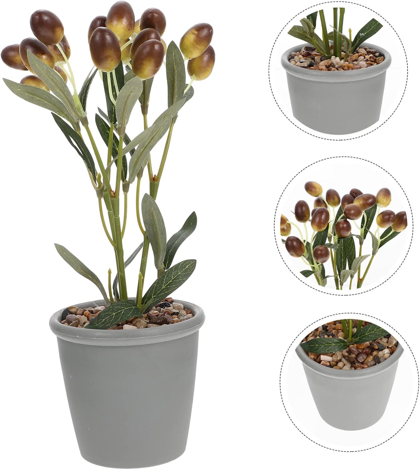 Realistic Artificial Fruit Bonsai Pot Decor