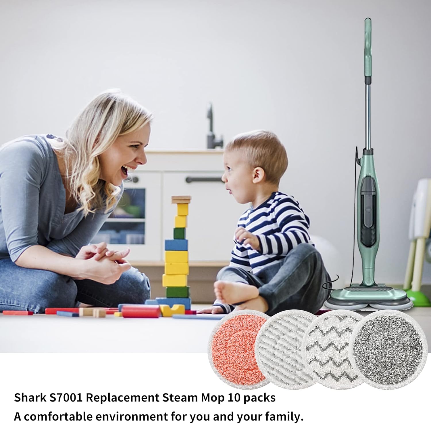 Eifrthe Shark S7000 Replacement Steam Mop 10 Pack