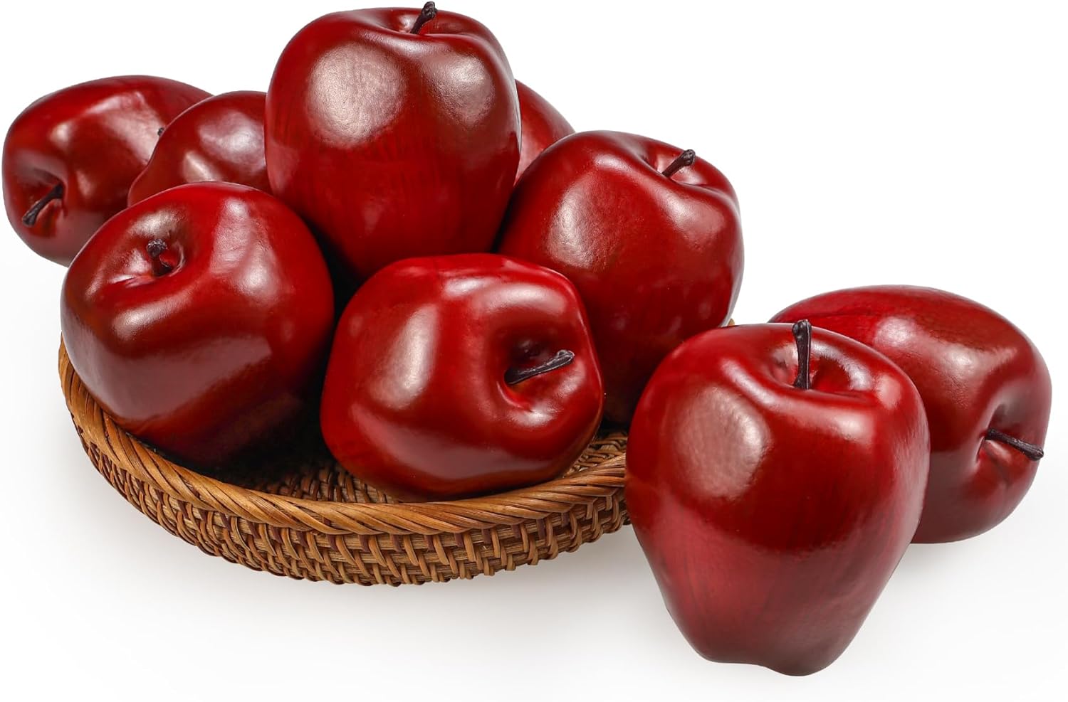 Lorigun Artificial Red Apples 6 Pcs Home Decor