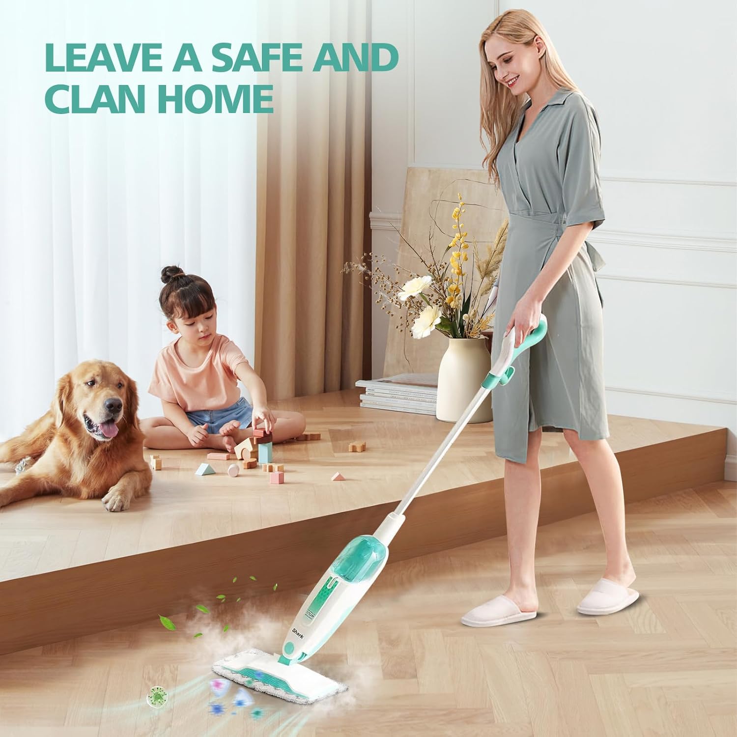 4PCS Shark Steam Mop Replacement Pads for S1000 S1001C S2001