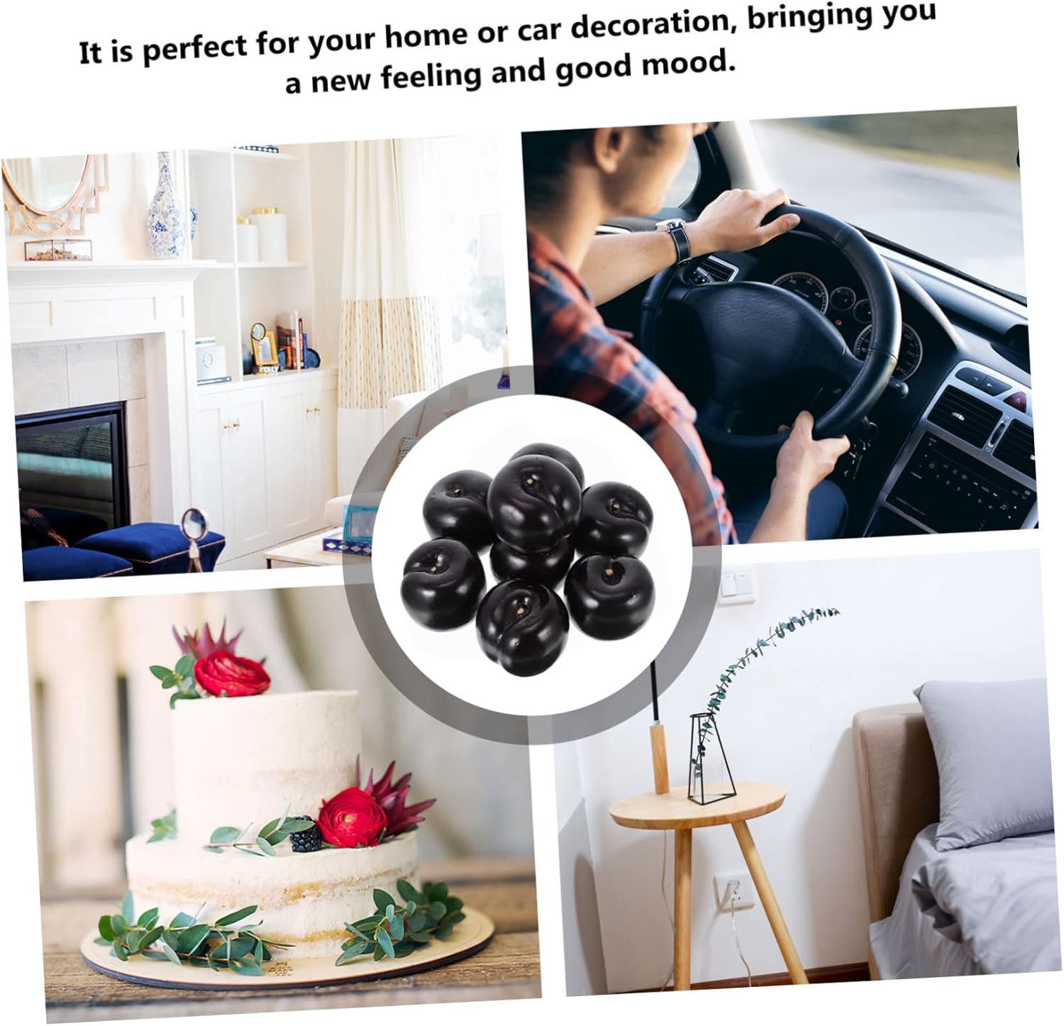 1set Artificial Plum Decor for Home and Photography