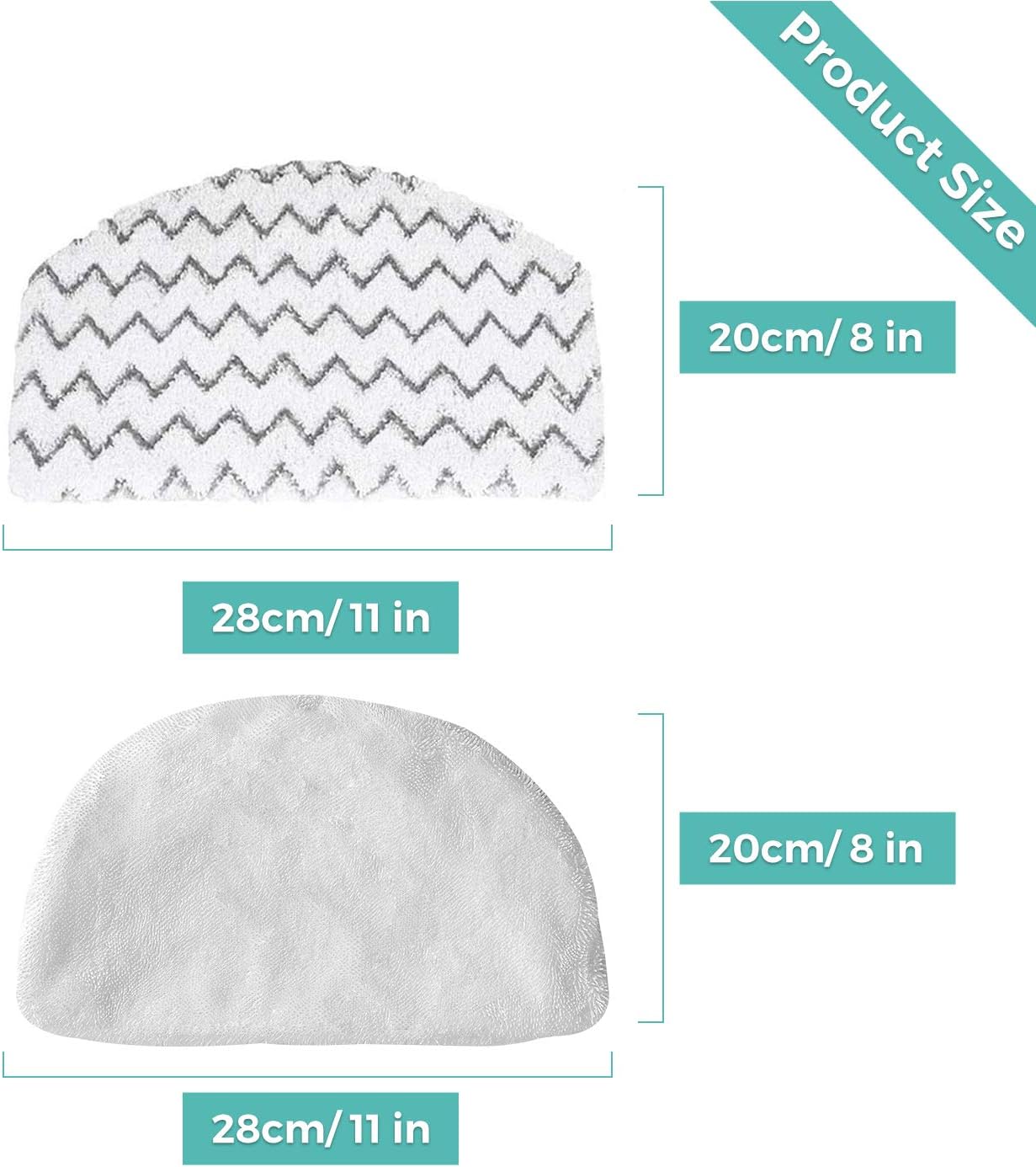 6 Pack Steam Mop Pads Replacement for Bissell Powerfresh Series