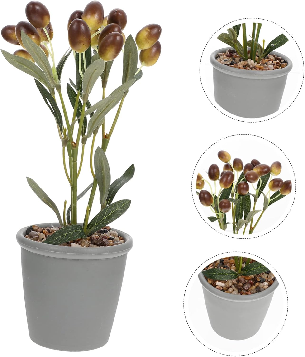 Realistic Artificial Fruit Bonsai Decor 10 Pack Set