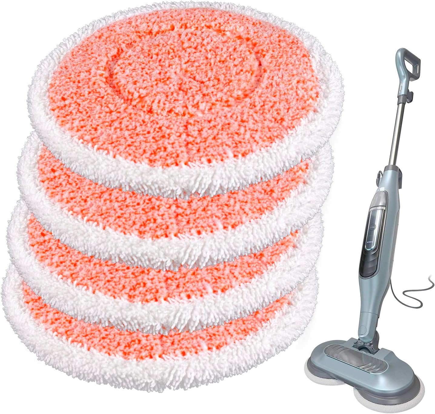 4 Pack S7001 S7000AMZ Mop Pads for Shark Steam Mop