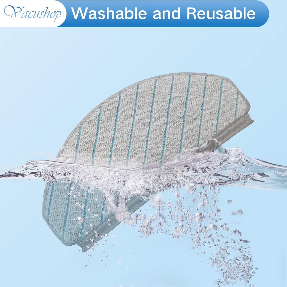 Vacuum Accessories Replacement for Ecovacs T10 Plus Mop Pad