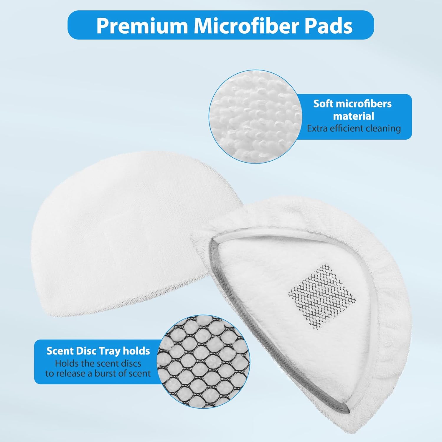 Extolife 10 Pack Steam Mop Pads for Bissell Models