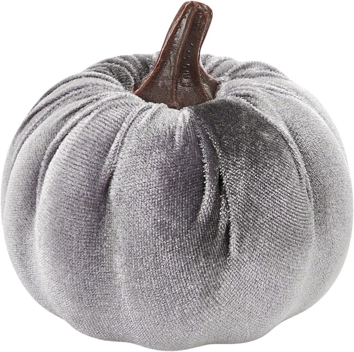 8pcs Artificial Velvet Pumpkin Halloween Decor Set