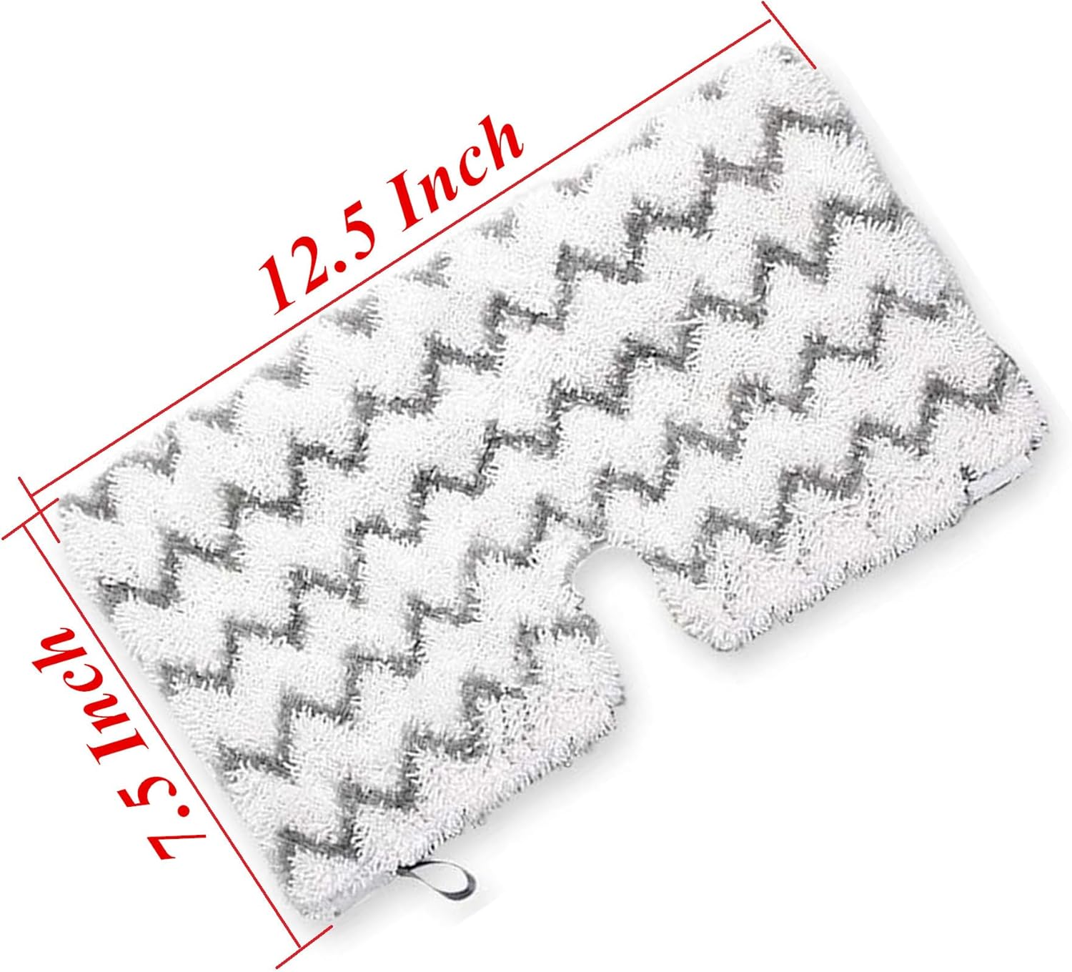 4 Pack Replacement Microfiber Cloth Heads for Shark Steam Mop S3500 Series