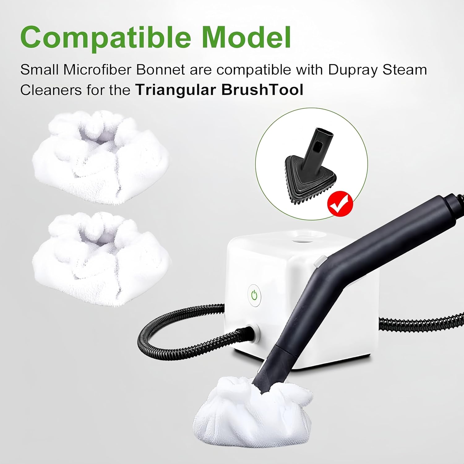 Small Triangle Steam Mop Pads Compatible with Dupray 10 Pack