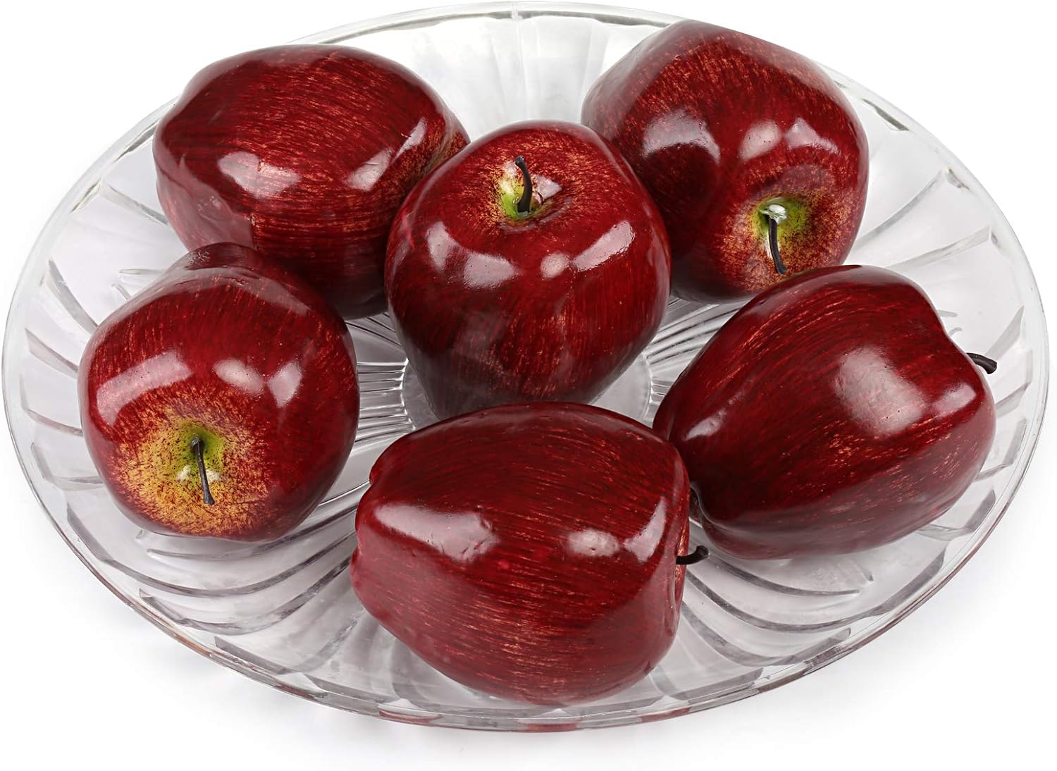Kesoto 6pcs Artificial Red Apples Decor
