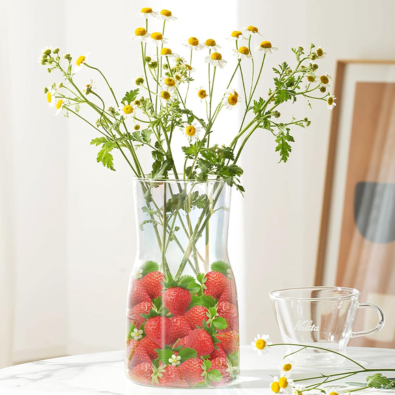 RONRONS 20 Pieces Artificial Strawberry Photography Prop Decor