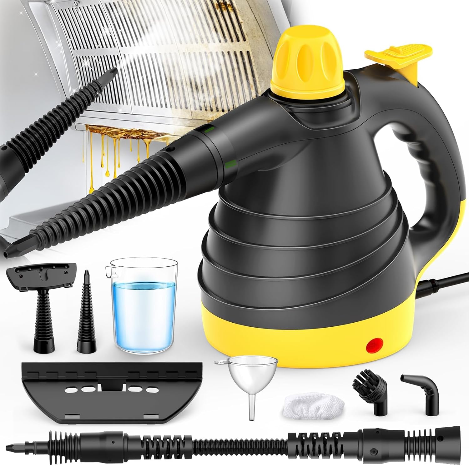 MiKoSoRu Handheld Steam Cleaner with 9pcs Accessories 1