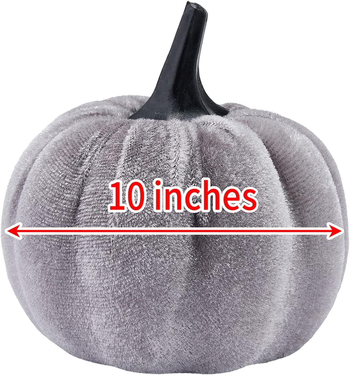 ABAZIZOU Faux Velvet Pumpkins Decorative Fall Decorations