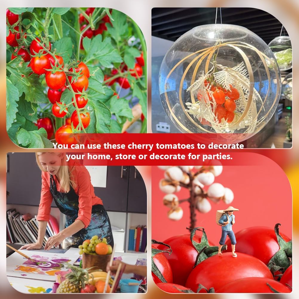 PH PandaHall Artificial Cherry Tomatoes Decor Set