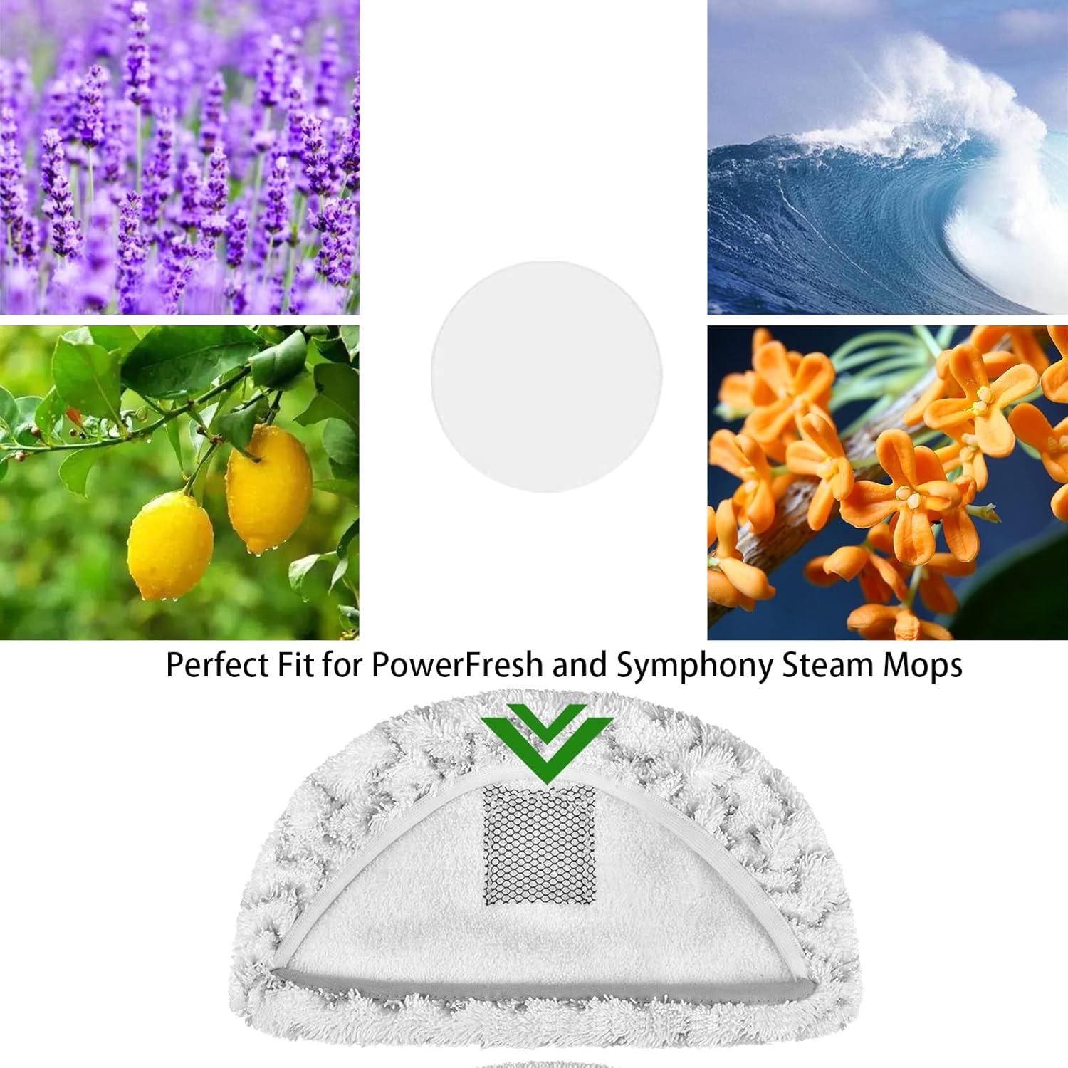 16 Pack Steam Mop Scent Discs for Bissell Powerfresh and Symphony Series