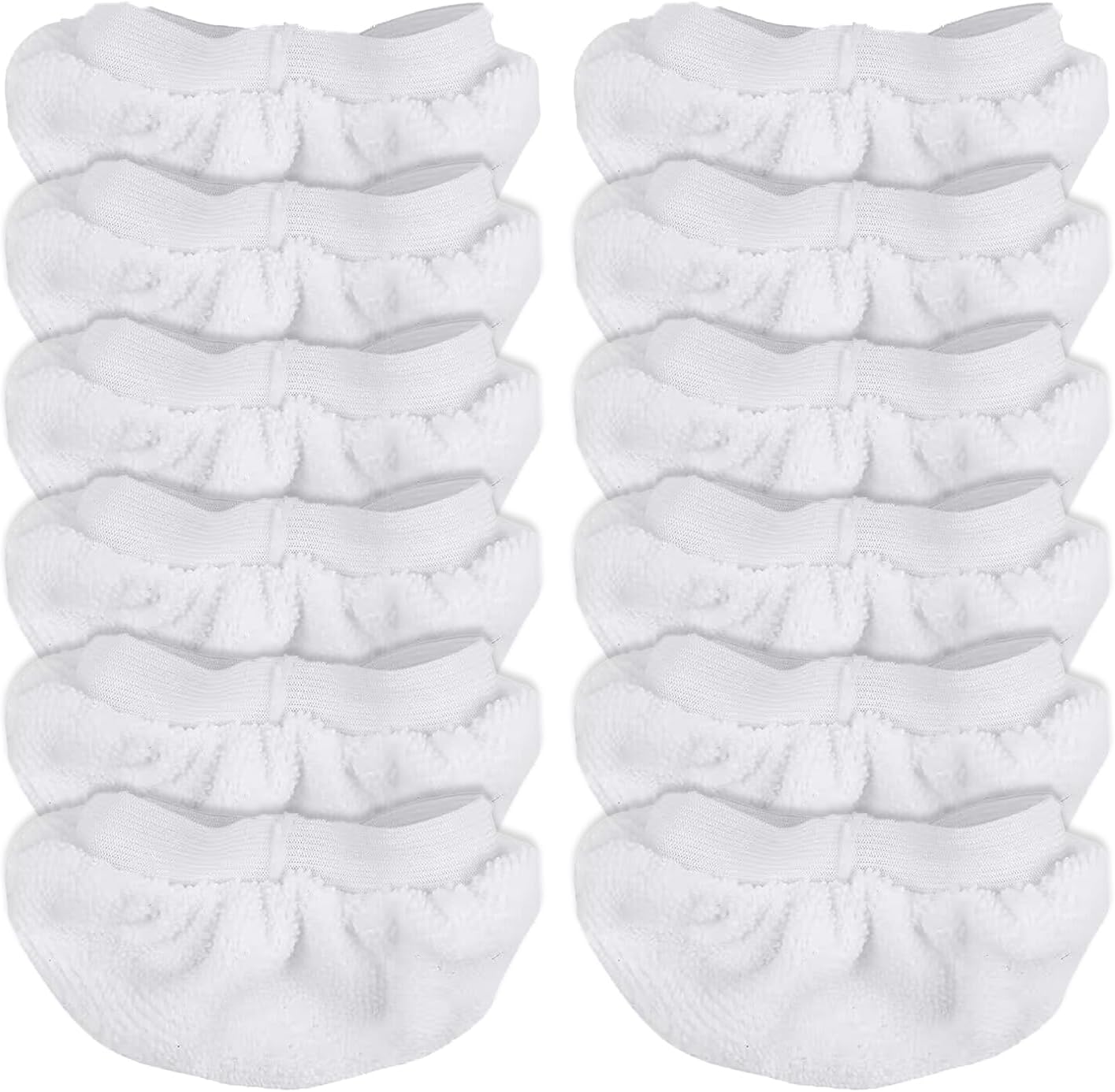 12 Pack Universal Microfiber Cloths for Steam Mops