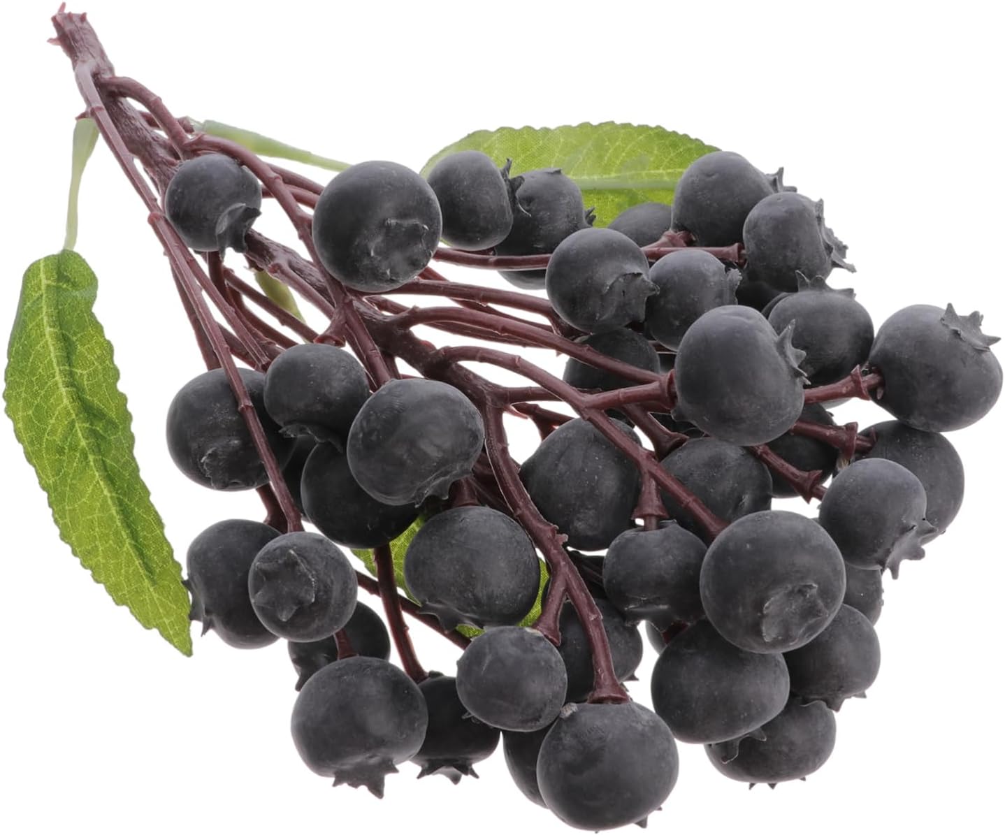 Lifelike Blueberries Artificial Fruit Decor for Home Garden