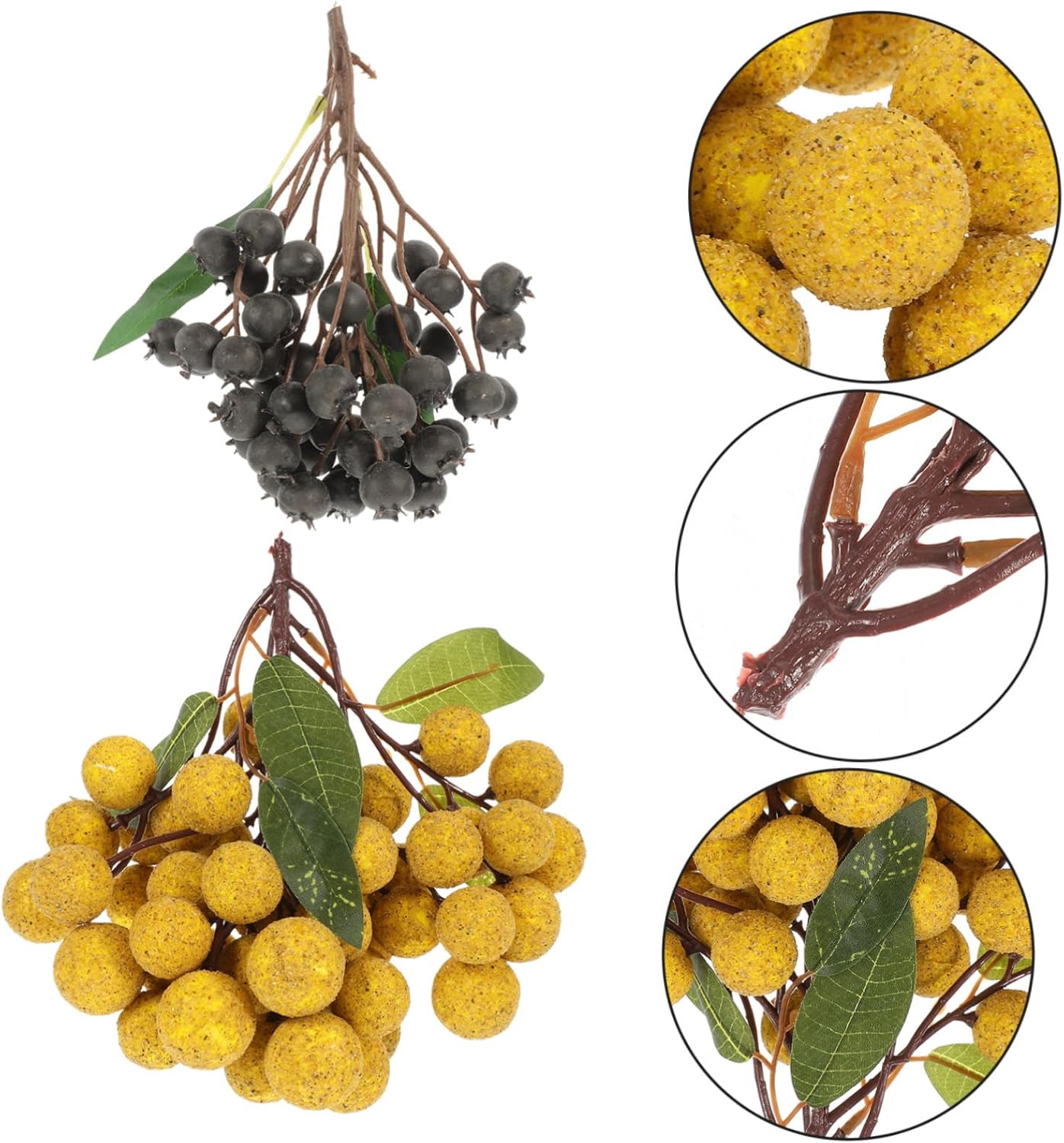 LIFKOME 2pcs Artificial Fruit Skewers for Photography and Decor